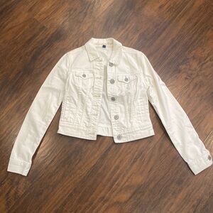 AE white jean jacket